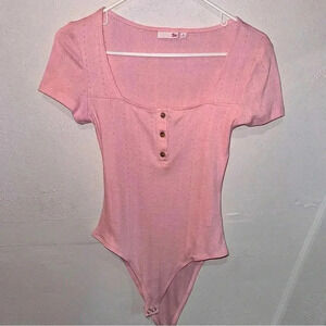 SO light pink bodysuit